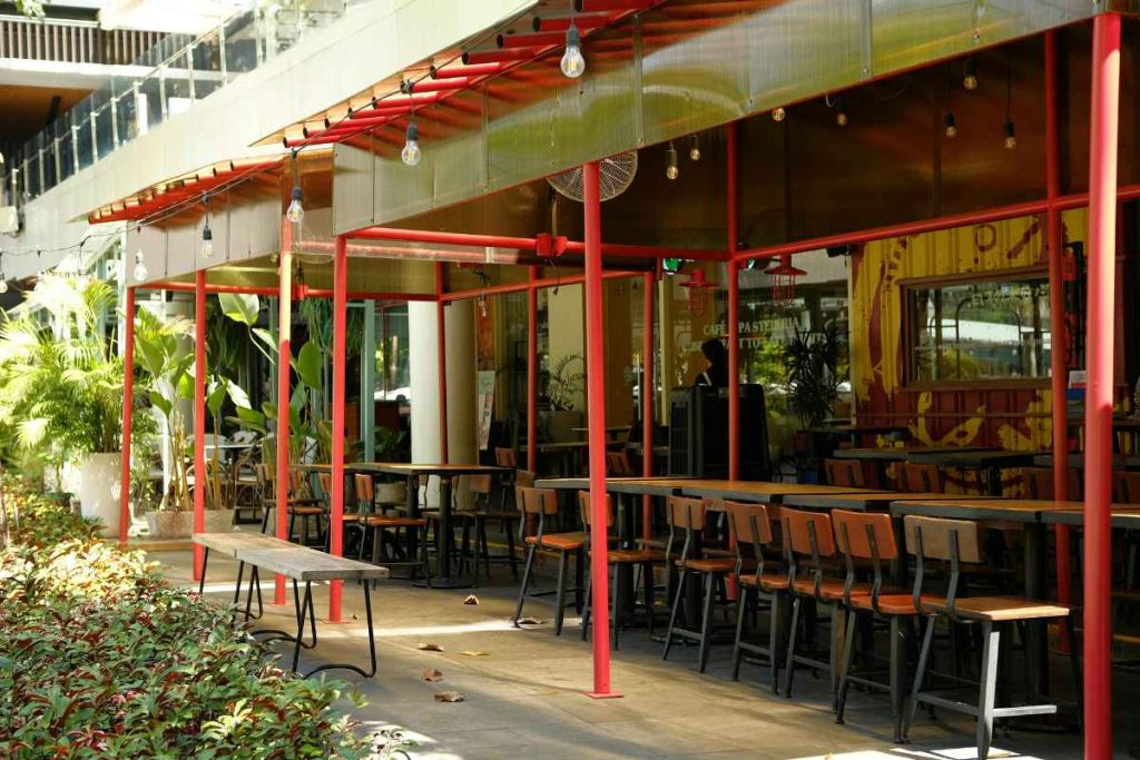 Empty Brisbane restaurants - can be avoided by having an annual pest control service plan in place 